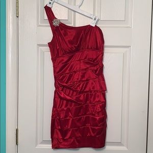 City Triangles One Shoulder Formal Dress